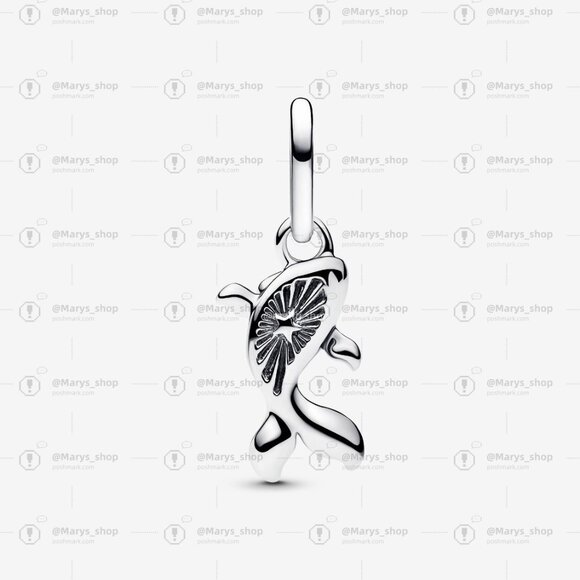 Pandora Red Murano Glass Koi Fish Mini Dangle Charm - Picture 2 of 5